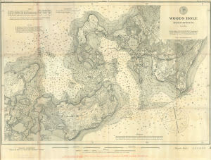 Chart Woods Hole 1898